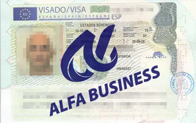 کارت اقامت اسپانیا مشتری alfa business